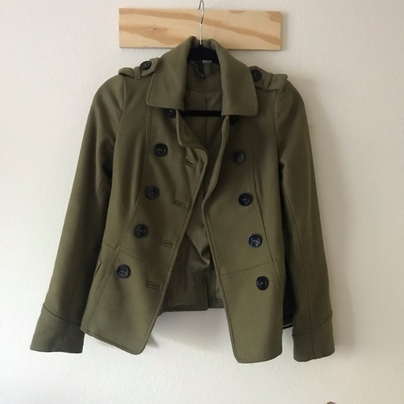 H&M Khaki Peacoat - Picture 2 of 8